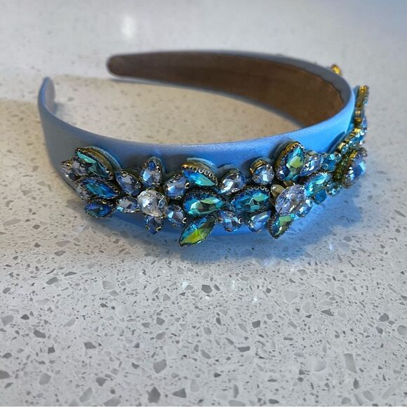 Baroque Style Glass Rhinestone Decorated Headband, Luxurious Hair Accessories - Picture 6 of 10